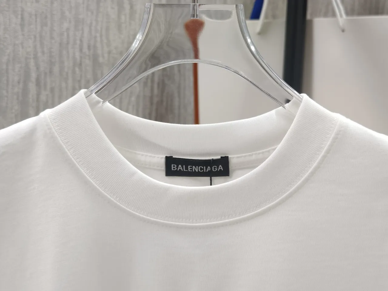P80🌈🌈 Balenciaga/ New Arrival Classiclogo -【 32 】 - 320G 🔥 Logo ， - ：Black White - Size：S M L XL XXL - Same Style